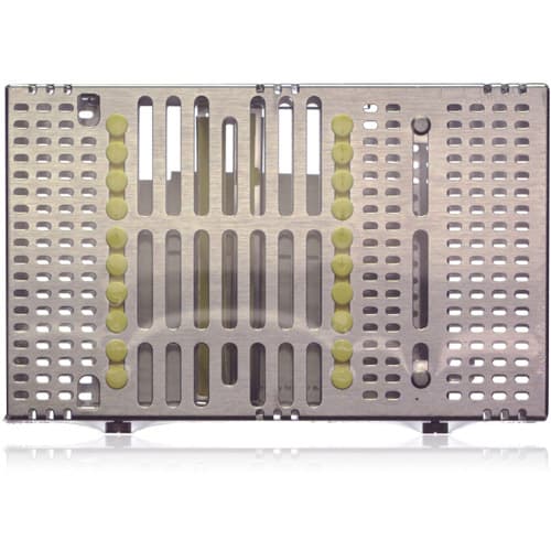 Hu-Friedy IMS Signature Series Double-Decker Instrument Cassette, 20-Instrument Capacity, 6" x 9.7" x 1.5", Yellow, IM9205 thumbnail 2
