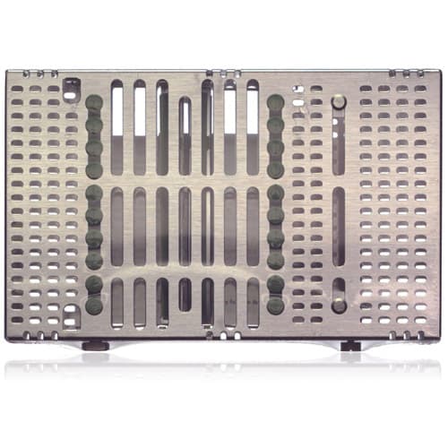 Hu-Friedy IMS™ Signature Series® Double-Decker® Cassette, 20 Instrument Capacity, 6" x 9.7" x 1.5", Green, IM9209 thumbnail 3