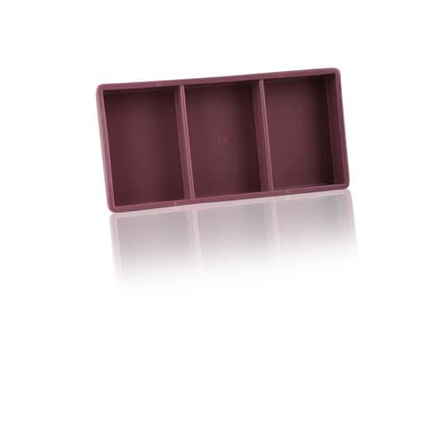 Plasdent BLUE Cabinet Organizer #17, 8"L x 4"W x 1"H, Steam and Chemical Autoclavable, 300CR17 - Plasdent BLUE Cabinet Organizer #17, 8"L x 4"W x 1"H. Steam and Chemical - Image 1