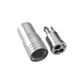 DCI International 4-Hole Handpiece Connector and Nut, Midwest Style, Metal, 120T thumbnail 5