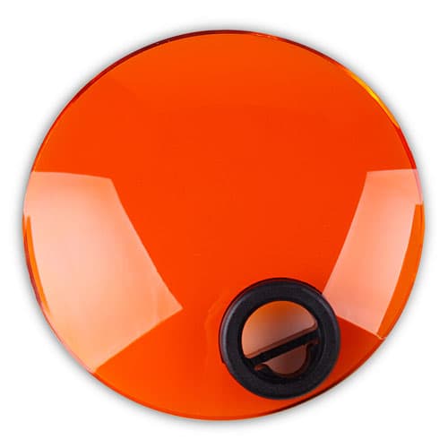 ProVision Universal Bonding Lens Shield, 3" Diameter, Orange, 1/Pk, 125 thumbnail 3