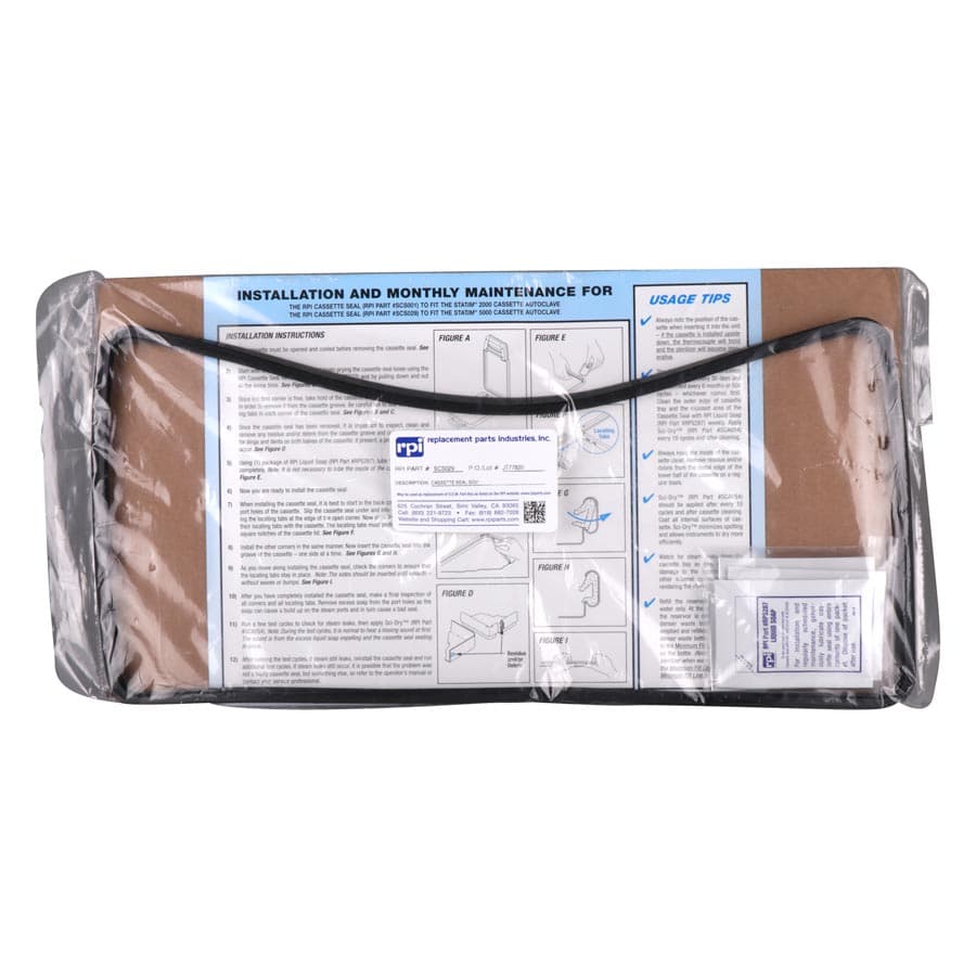 SciCan Statim 5000 Cassette Type Gasket Seal, 1700302 - SciCan Statim 5000 Cassette Type Gasket Seal - Image 1