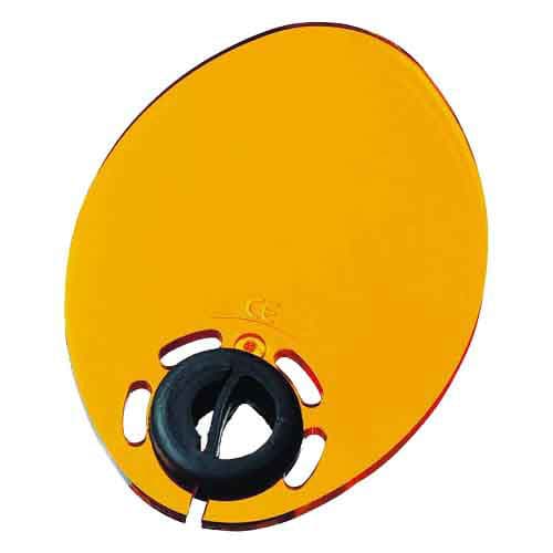 Kerr Demetron/Optilux Protective Light Shield, Yellow/Orange, Oval, Fits All Light Guides, #20816 thumbnail 6