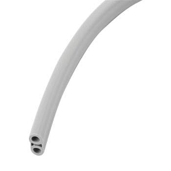 DCI Foot Control Tubing, 2-Hole, Vinyl, Asepsis, Straight, Gray, Per Foot thumbnail 2