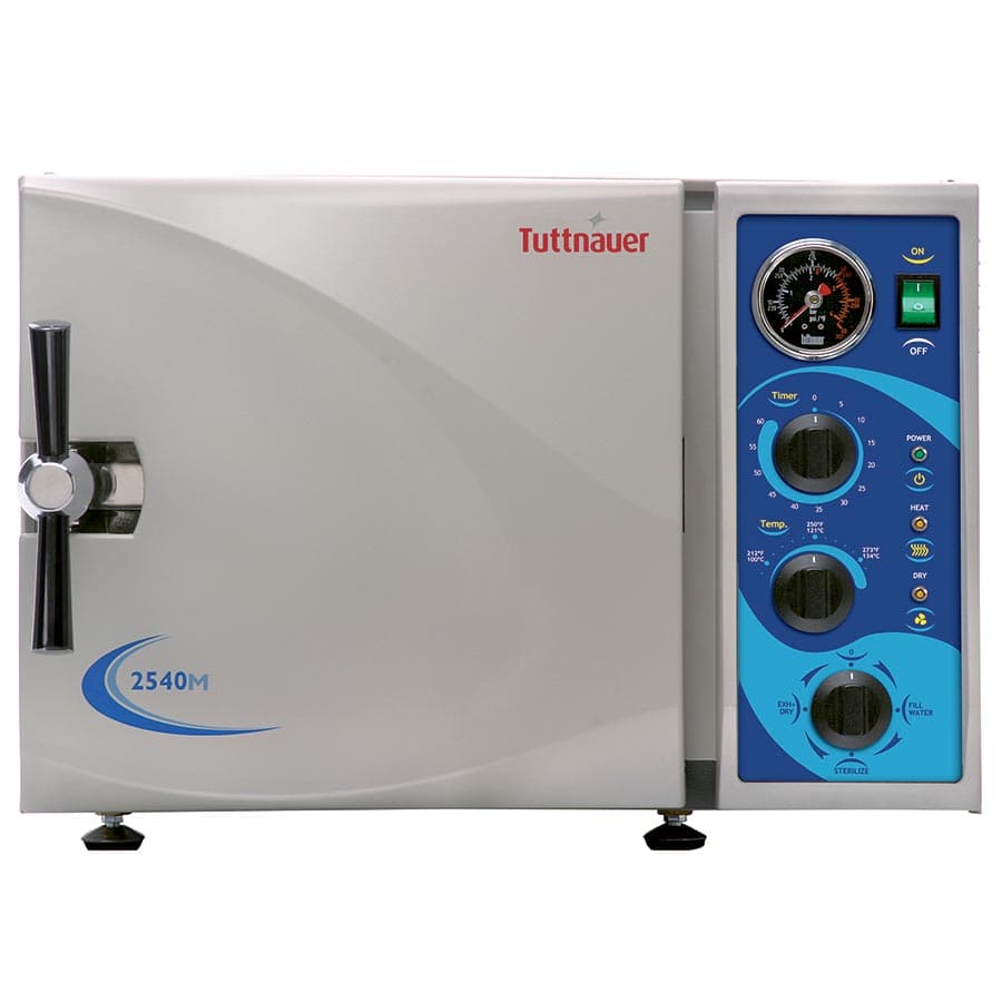 Tuttnauer 2540M Manual Autoclave, 10" x 19" Chamber, 120V, 6 Gallon/23L, 4 Trays thumbnail 6
