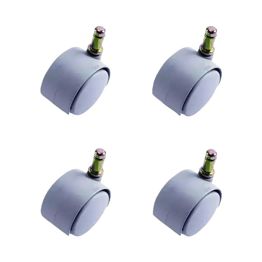 DCI Gray Cart Caster, Dual Wheel, Hard Wheel, 2" Diameter, Non-Marking, DCI 8010 thumbnail 2
