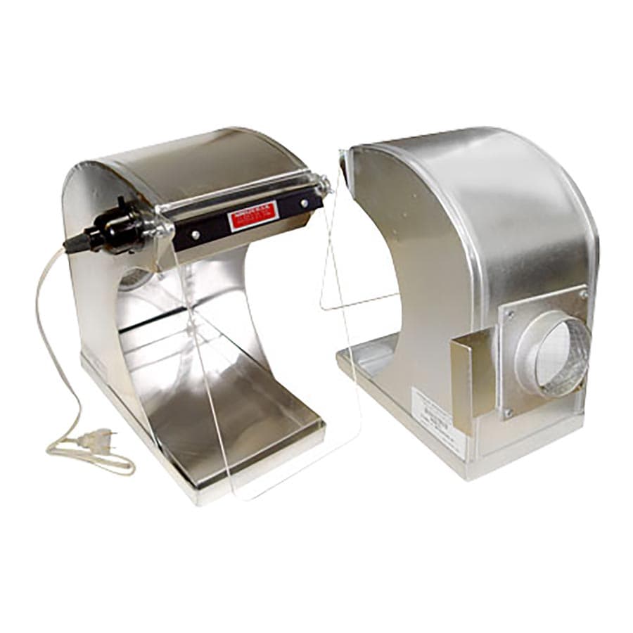 Handler Aluminum Splash Hood with Light, Left Side, No Shield, 84WL-LEFT thumbnail 2