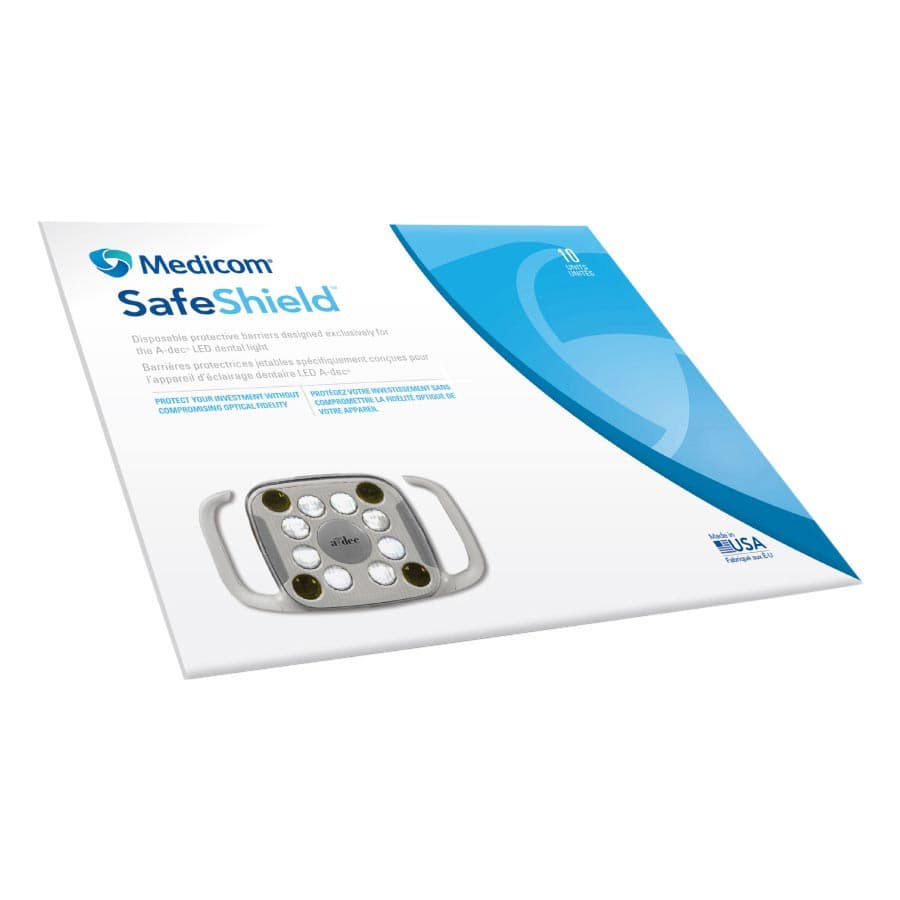 Medicom SafeShield™ Barrier for A-dec® LED Light, Disposable Splash Shield, 10/Pack, 9565 thumbnail 3