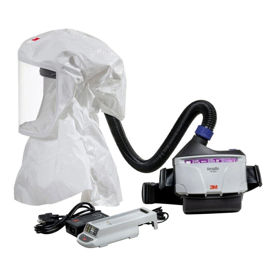 3M Versaflo TR-300N+ECK Easy Clean PAPR Kit, Powered Air Purifying Respirator, Beige, 1/CS thumbnail 25