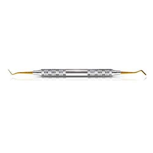 American Eagle Carver 8A XP Titanium Nitride, Double End, 3/8" Stainless Steel Handle, AECA8ATNZ thumbnail 4