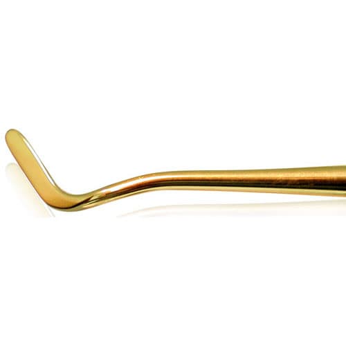 American Eagle Instruments Composite Plastic Filling Instrument, XP, Gregg 4-5, Paddle/Paddle, Double-Ended, Stainless Steel Standard Handle, 1/4" Diameter, Titanium Nitride Coated, AECAG4-5TN thumbnail 5