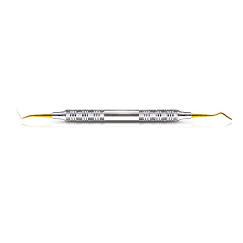 Dr. Mopper XP Carver, IPC-Thin Interproximal, Double-Ended, Stainless Steel, 3/8" Handle, Titanium Nitride, 1/Pk, AECAIPCTTNZ thumbnail 6