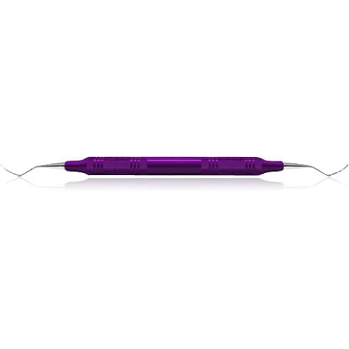 American Eagle Instruments Universal Curette #1-2 Barnhart, Narrow Blade Anterior, Double End, EagleLite Resin Handle, 3/8" (9.5mm), Purple, 1/Pk, AECB1-2X thumbnail 10