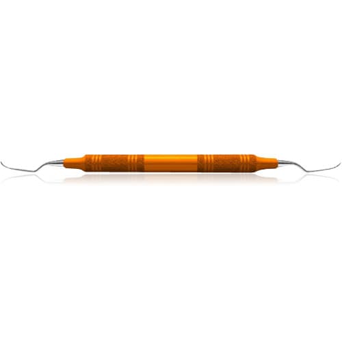 American Eagle Instruments Columbia 4L/4R Universal Curette, Double-Ended, EagleLite Resin Handle, Red, AECC4L-4RX thumbnail 5