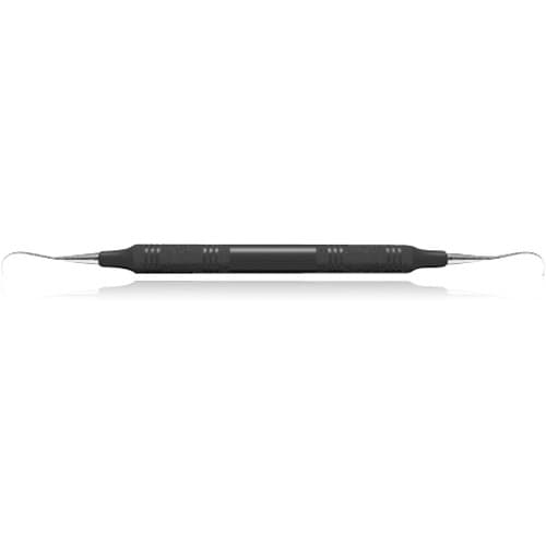 American Eagle Instruments McCall 17/18 Universal Curette, Double End, Wide Blade Molars, EagleLite Color Resin Handle, Black, AECM17-18X thumbnail 4