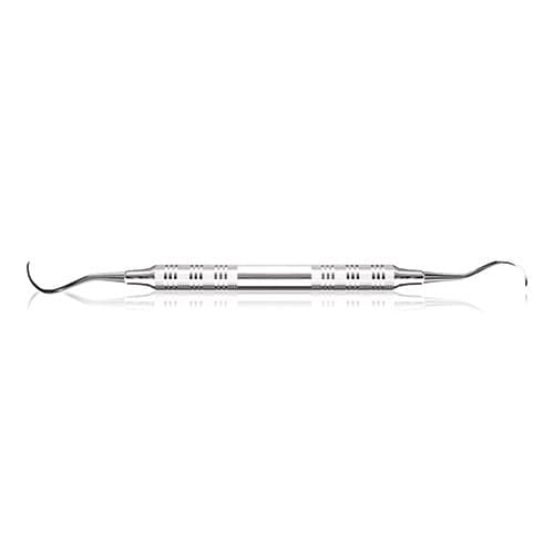 American Eagle McCall 17-18 Curette, Double End, 3/8" (9.5mm) Wide Blade, EagleLite Stainless Steel Handle, AECM17-18Z thumbnail 3