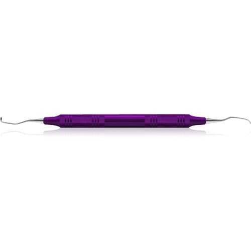American Eagle Instruments Gracey Curette #1-2, Anterior, EagleLite Resin Handle, 3/8", Purple, Double-Ended, 1/Pk, AEG1-2X thumbnail 6
