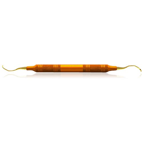 American Eagle XP® SQUARED Technology Gracey Standard 11-12 Posterior Mesial Curette, Orange EagleLite Handle, 3/8", Double End, 1/Pkg thumbnail 3