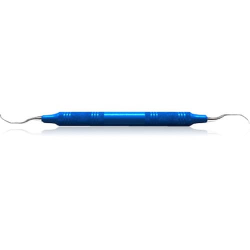 American Eagle Instruments Gracey Curette #13-14, Posterior Distal, EagleLite Resin Handle, 3/8", Blue, Double-Ended, 1/Pk, AEG13-14X thumbnail 6
