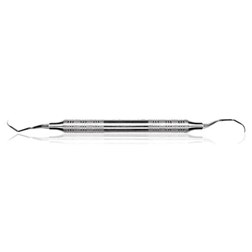 American Eagle Standard Gracey Curette #13-14, Posterior Distal, Double-Ended, EagleLite Stainless Steel Z-Handle, 3/8", AEG13-14Z, 1/Pk thumbnail 6