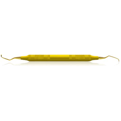American Eagle XP® SQUARED Technology Gracey Standard 5-6 Anterior Curette, Yellow, Plastic Handle, 3/8", Double End, 01KZ65A7834HR9WTX4TS9AC195 thumbnail 3