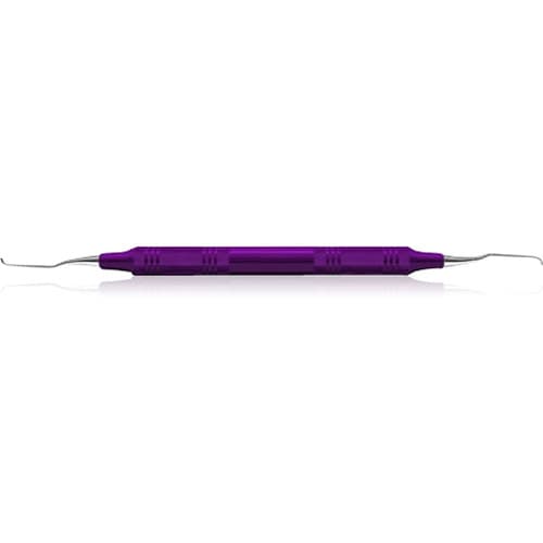 American Eagle Gracey Access Curette, #00-0, Anterior, Double End, EagleLite Resin Handle, 3/8", Purple, 1/Pk, AEGA00-0X thumbnail 5