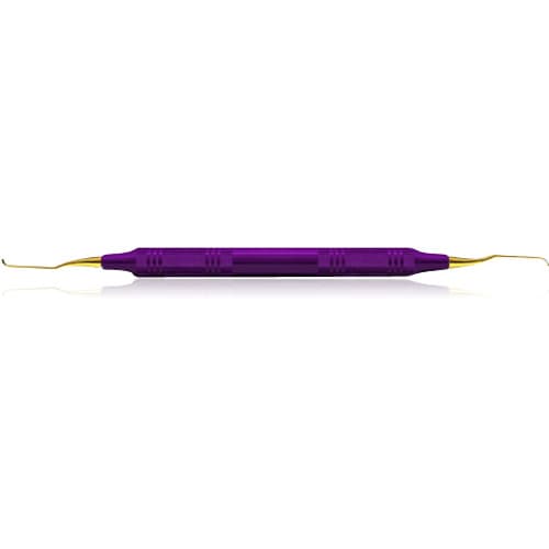 American Eagle XP® SQUARED Technology Gracey +3 Access Curette, 00/0 Anterior, Double End, Purple EagleLite Handle, AEGA00-0XPXE thumbnail 3