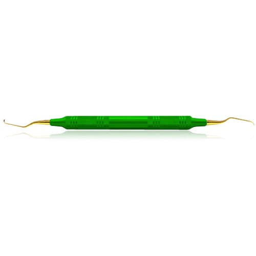 XP® SQUARED Technology Gracey +3 Access 7-8 Curette, Premolars/Molars, Green, 3/8" Handle, Double End, Each, AEGA7-8XPXE thumbnail 3