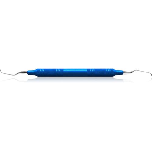 American Eagle Instruments Gracey +3 Deep Pocket Curette 13/14, EagleLite 3/8" Resin Handle, Blue, AEGDP13-14X thumbnail 6