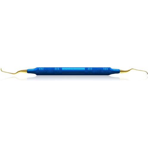 American Eagle XP® SQUARED Technology Gracey +3 Deep Pocket 13-14 Curette, Blue, 3/8 Handle, Double End, Each thumbnail 3