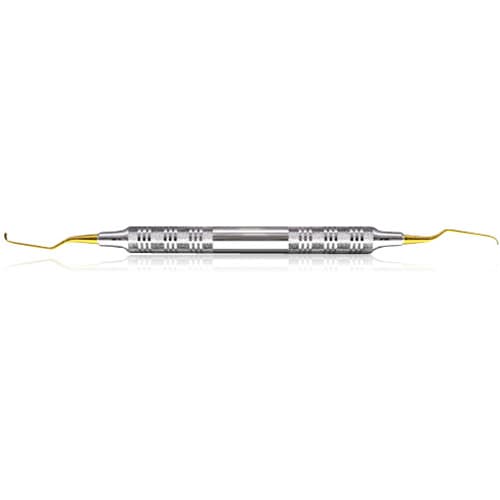 XP® SQUARED Technology Gracey +3 Deep Pocket 5-6 Curette, Yellow, 3/8 Plastic Handle, Double End, AEGDP5-6XPXE thumbnail 3