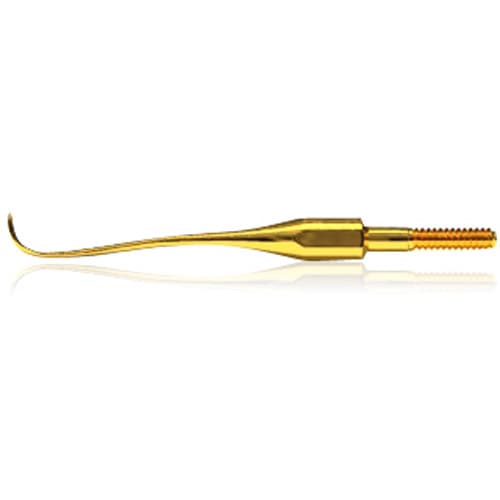 XP SQUARED Technology Quik-Tip Scaler Tip, #204SDB Sickle, Cone Socket, Titanium Coated Carbon Steel, 1/Pkg thumbnail 2