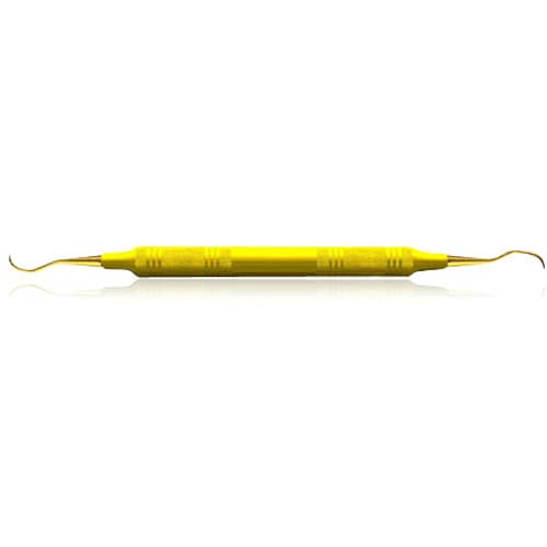 XP SQUARED Technology Scaler #311/312, EagleLite Resin Handle, Yellow, Double End thumbnail 2