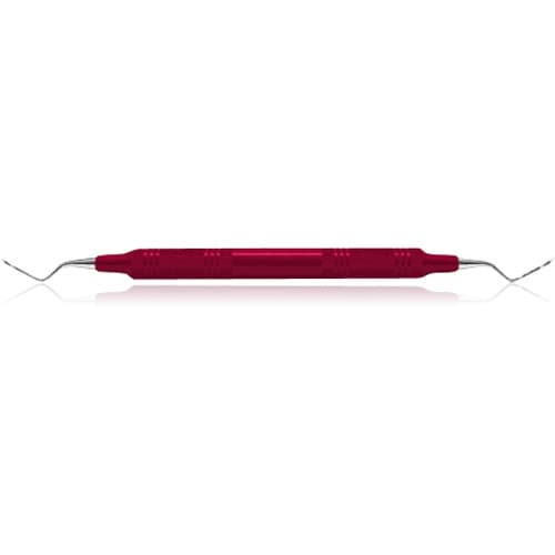 American Eagle Instruments Sickle Scaler, #7-8 Bates, Double-Ended, Narrow Posterior, EagleLite Resin Handle, 3/8", Red, 1/Pk, AESB7-8X thumbnail 6