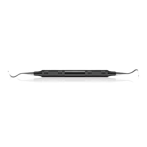 American Eagle Instruments Blackjack DE Sickle Scaler, EagleLite Resin Handle, Double-Ended, Black, AESBJX thumbnail 5