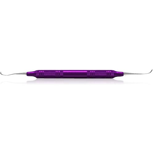 American Eagle Eagle Talon Double-Ended Sickle Scaler, 3/8" EagleLite Resin Handle, Purple, AESETX thumbnail 5