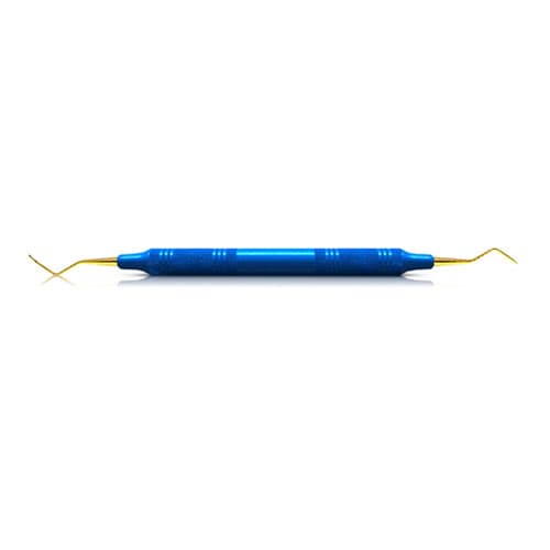 American Eagle XP® SQUARED Technology Scaler M23 Posterior, Double End, Blue Resin Handle, 3/8", AESM23XPXE thumbnail 3