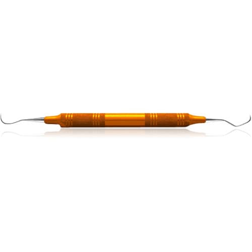 American Eagle Instruments DE Scaler N137 (Curaler), 3/8, Orange Resin Handle, AESN137X thumbnail 3