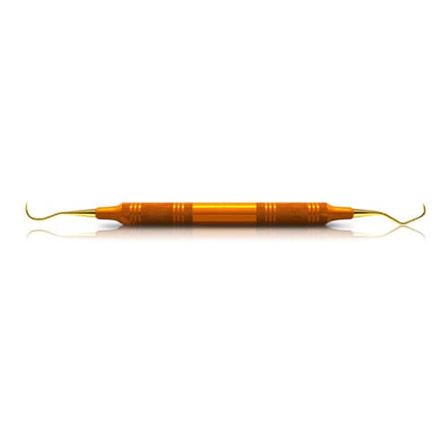 XP SQUARED Technology Scaler N137 Curaler, EagleLite Resin Handle, Anterior, Orange, Double End, AESN137XPXE thumbnail 9