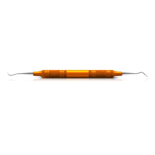 American Eagle N1 Nevi Sickle Scaler, Double-Ended, Anterior, EagleLite Resin Handle, 3/8" Working End, Orange, 1/Pk, AESN1X thumbnail 5