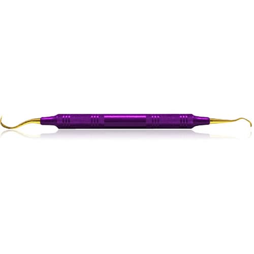 XP SQUARED Technology Scaler U15/30 Sickle/Jacquette, EagleLite Resin Handle, Anterior, Double End, Purple thumbnail 2