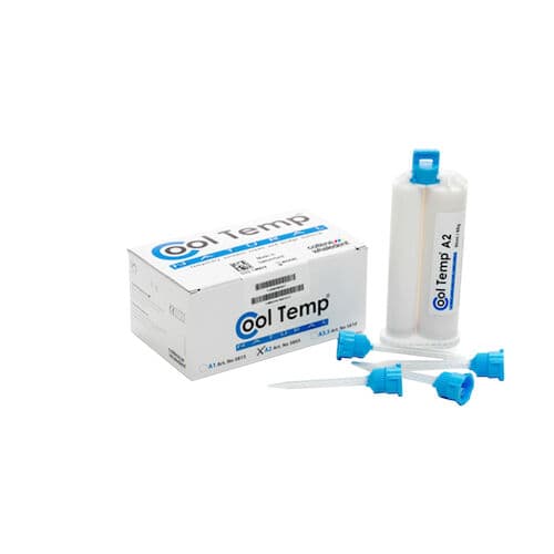 Cool Temp Natural Automix Temporary Crown & Bridge Material, Shade A2, 50 ml Cartridge Refill with 10 Mixing Tips, 5805 thumbnail 14
