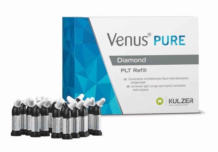 Venus Diamond Pure Universal Composite PLT Refill, Dark Shade, 0.25 g Compules, 20/Box, 66096870 thumbnail 8