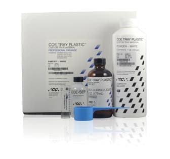COE Tray Plastic Self-Cure Acrylic Resin, Regular Set, White, Economy Package (3 lb Powder, 16 oz Liquid, 2 x 2 oz COE-SEP), #240013 thumbnail 7