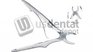 Miltex Pedodontic Extraction Forceps, Universal Mini, #F, Upper Root, English Pattern, Stainless Steel, 1/Pk thumbnail 5