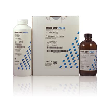 Nature-Cryl HI-20ET Denture Base Resin Powder, Coe-Lor Heavy Shade, 25 lb Jar, 349026 thumbnail 2