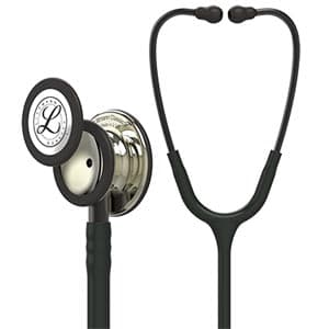3M Littmann Classic III Stethoscope 5861, Champagne Chestpiece, Black Tubing, 27" - 3M LITTMANN CLASSIC III STETHOSCOPE 5861 - Image 1