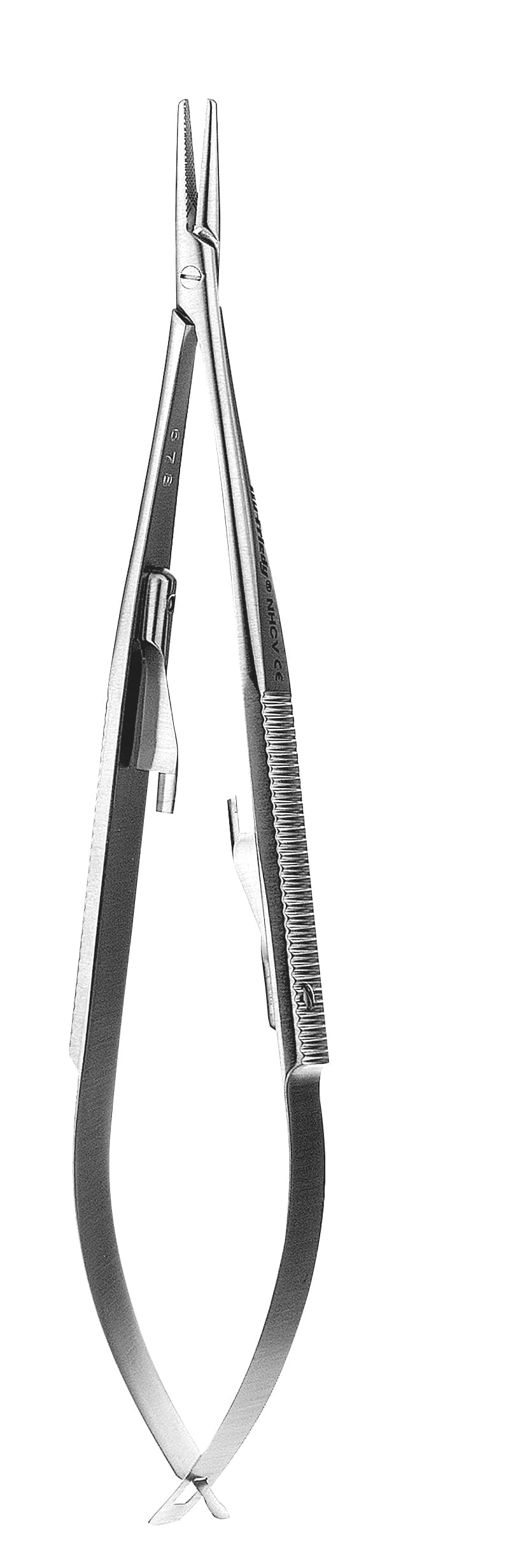 Hu-Friedy Crile-Wood Needle Holder, 15 cm (6"), Grooved, Tungsten Carbide, Serrated, NHCW thumbnail 10
