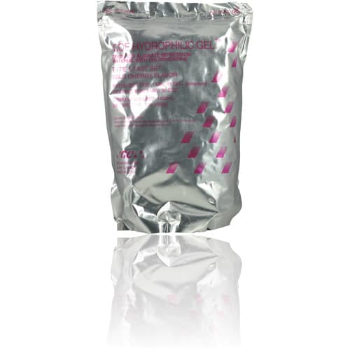 GC Coe Hydrophilic Gel Regular Set Cherry, 1 lb Pouch, #124001 - Coe Hydrophilic Gel Reg Set Cherry - Image 1