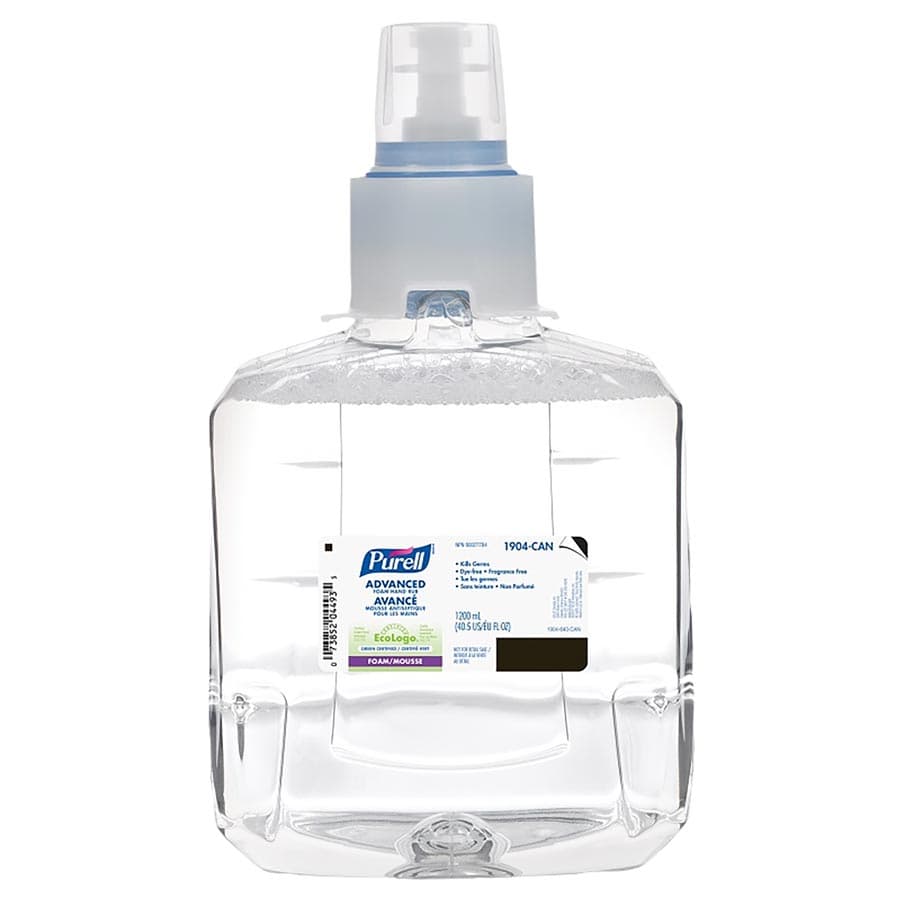 Purell Advanced Foam Sanitizer Refill, 1200 mL, 2/Case - CSH/BSLMG Purell Adv Sanitizer - Image 1